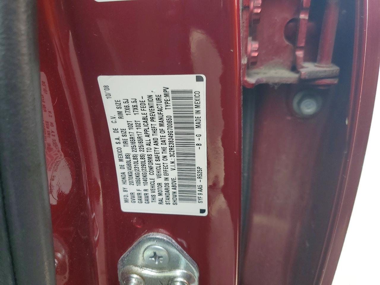 2009 Honda Cr-v lx