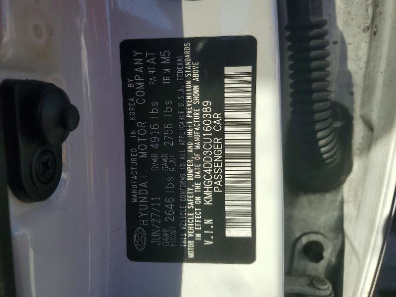 2012 Hyundai Genesis 3.8l