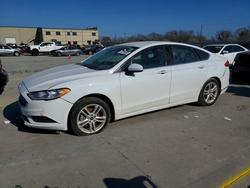 Ford salvage cars for sale: 2018 Ford Fusion se