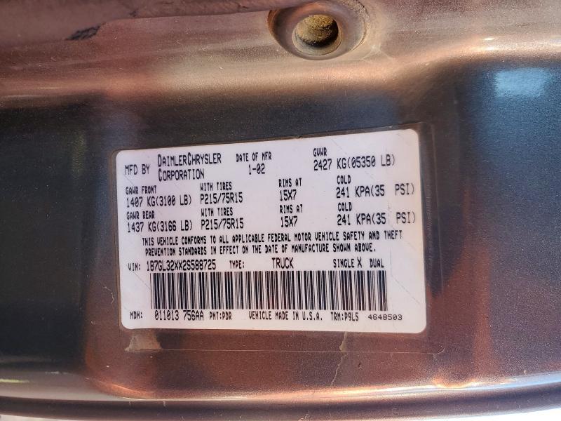 2002 Dodge Dakota Sport