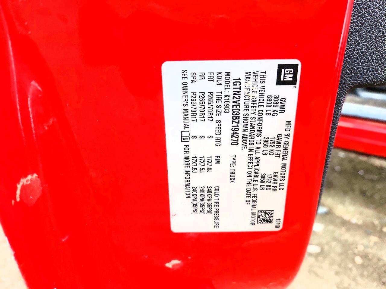 2011 GMC Sierra K1500 SLE