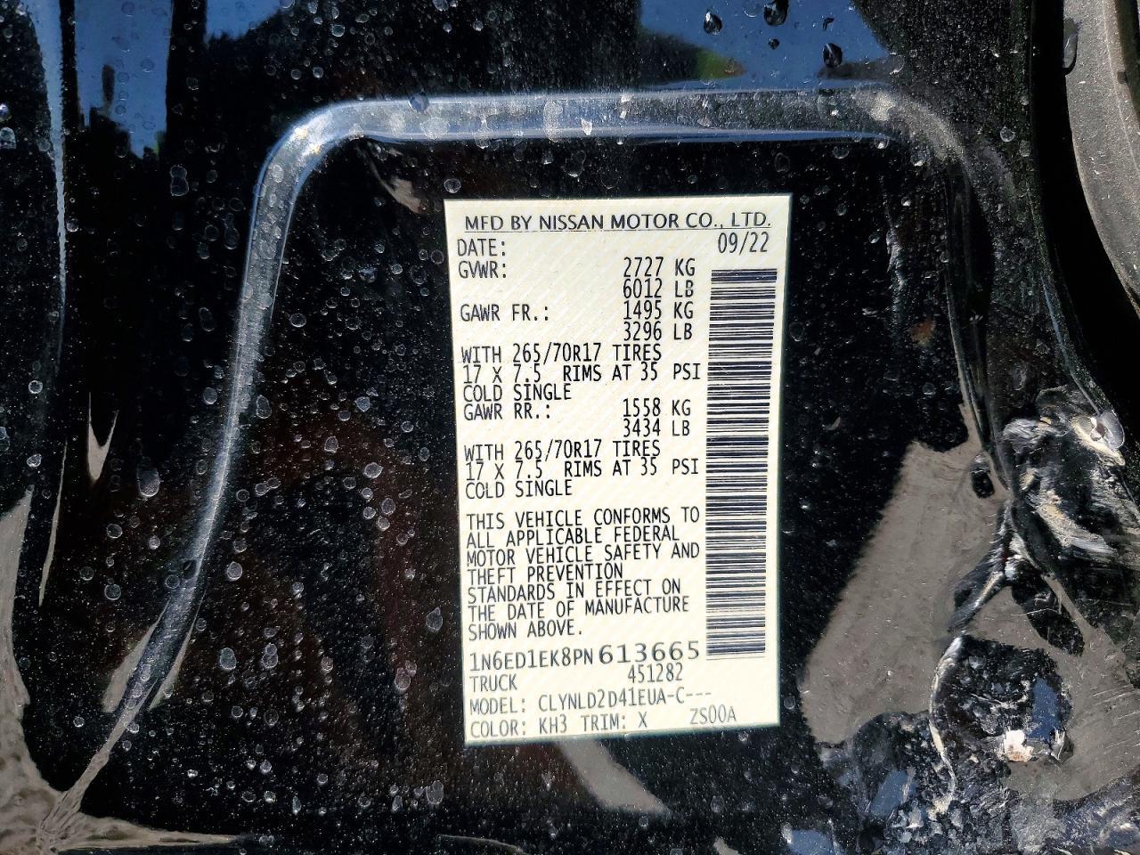 2023 Nissan Frontier PRO-4X