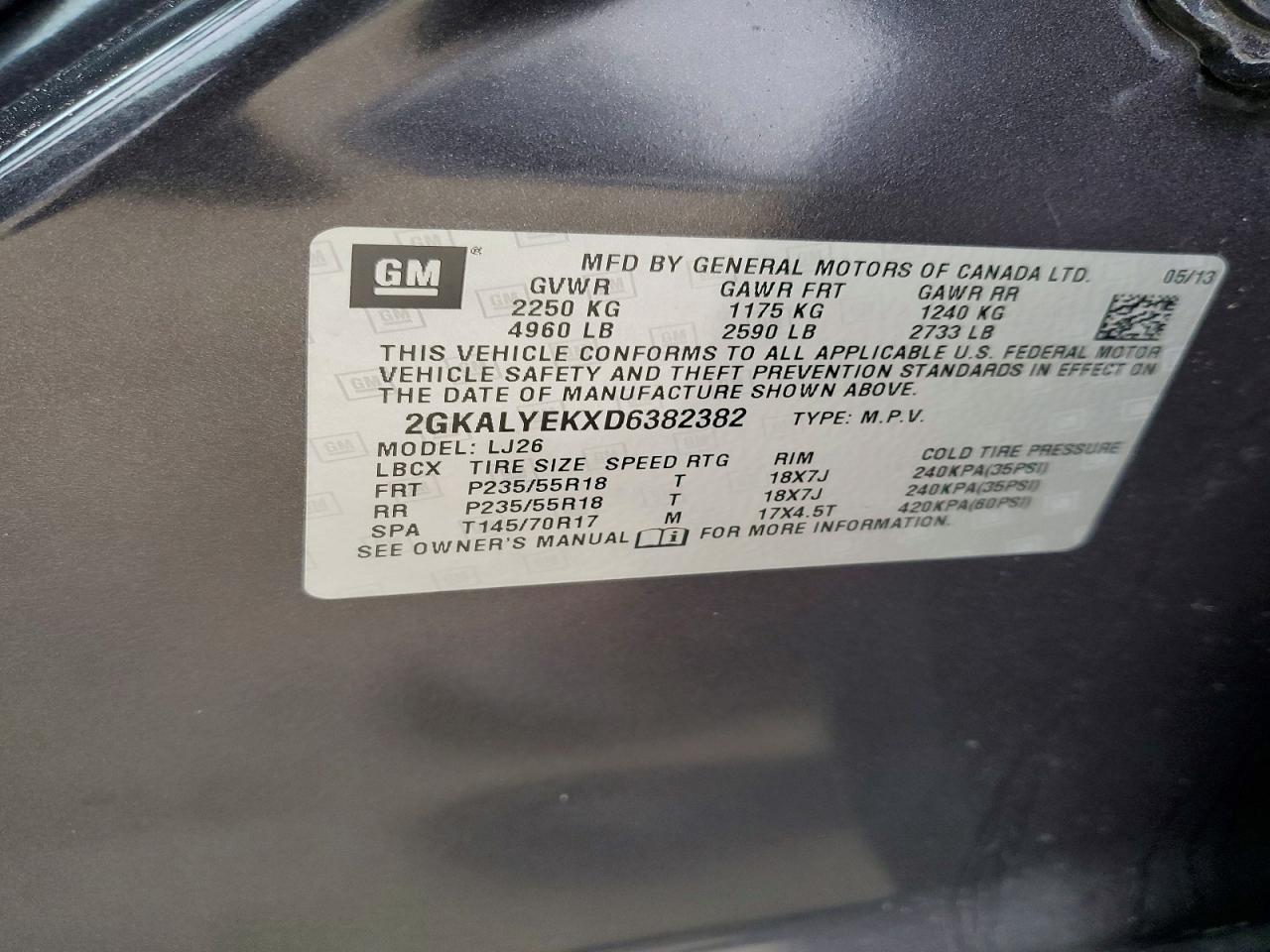2013 GMC Terrain Denali