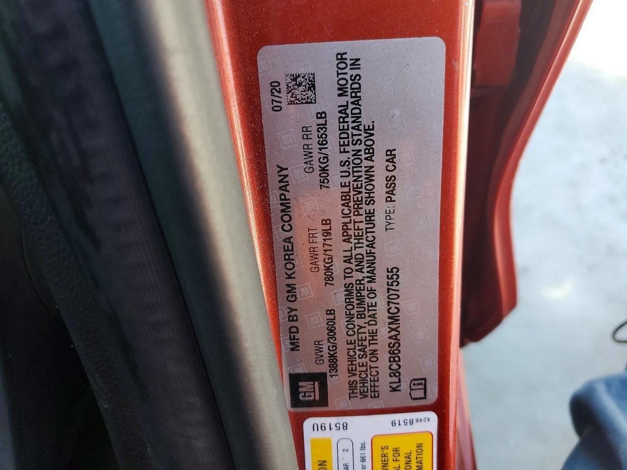 2021 Chevrolet Spark ls