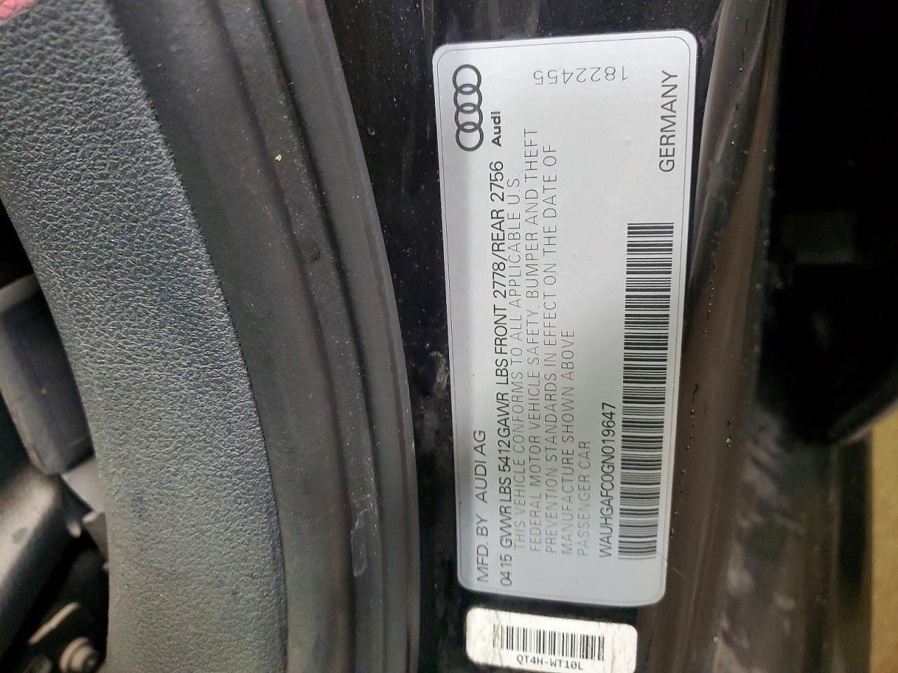 2016 Audi A6 Prestige