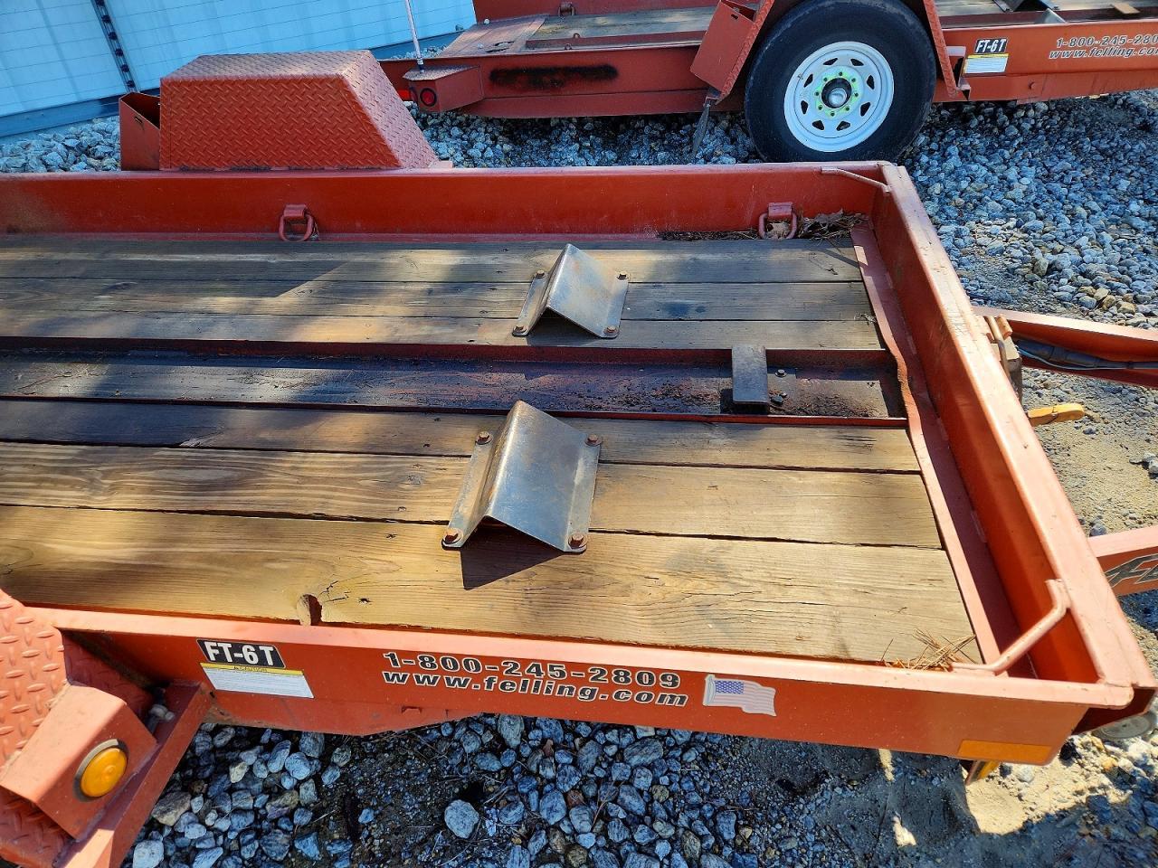 2015 Felling FT-6-T-1 Tilt Deck Equipment Trailer