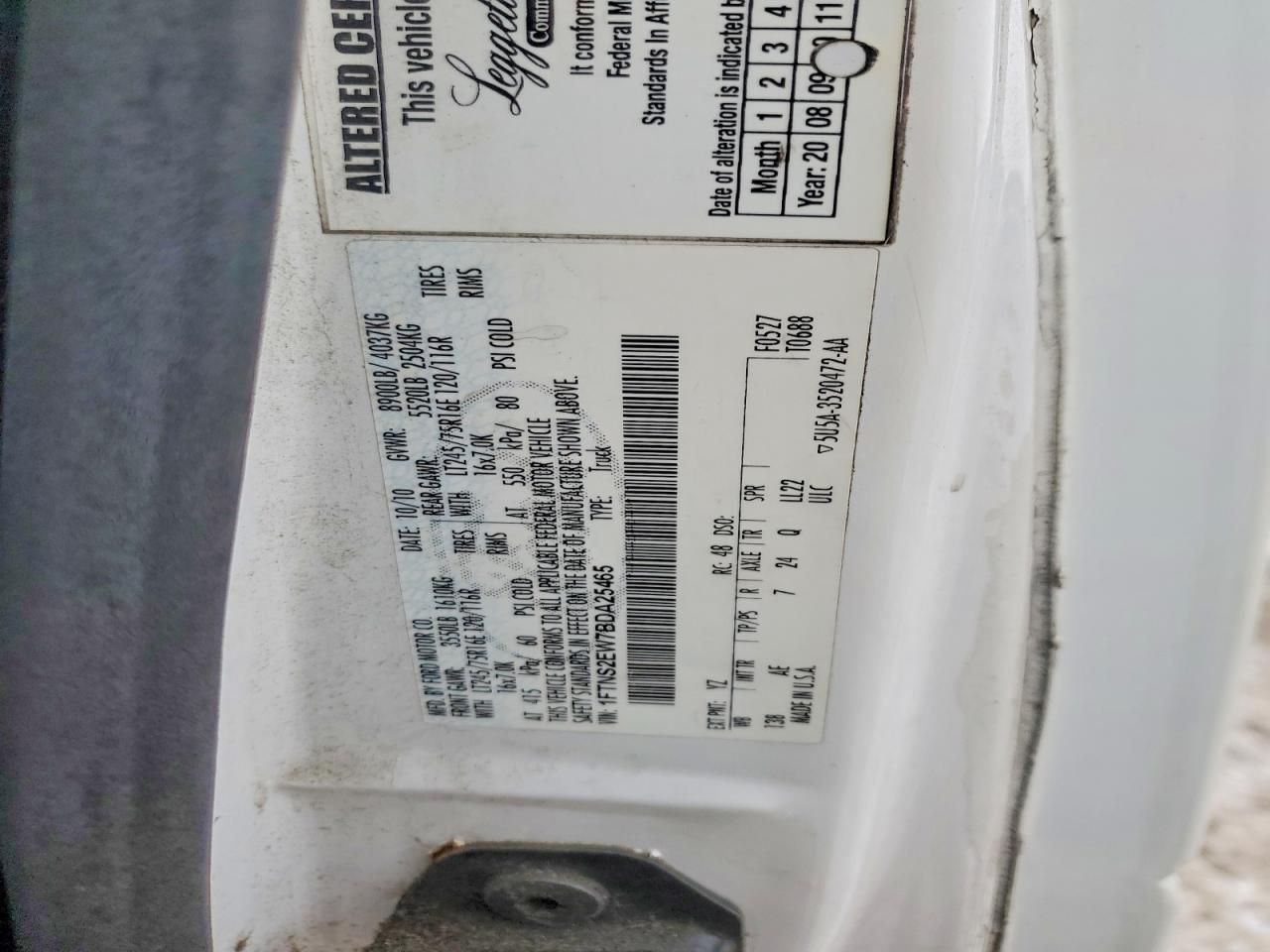 2011 Ford E250 Delivery Van