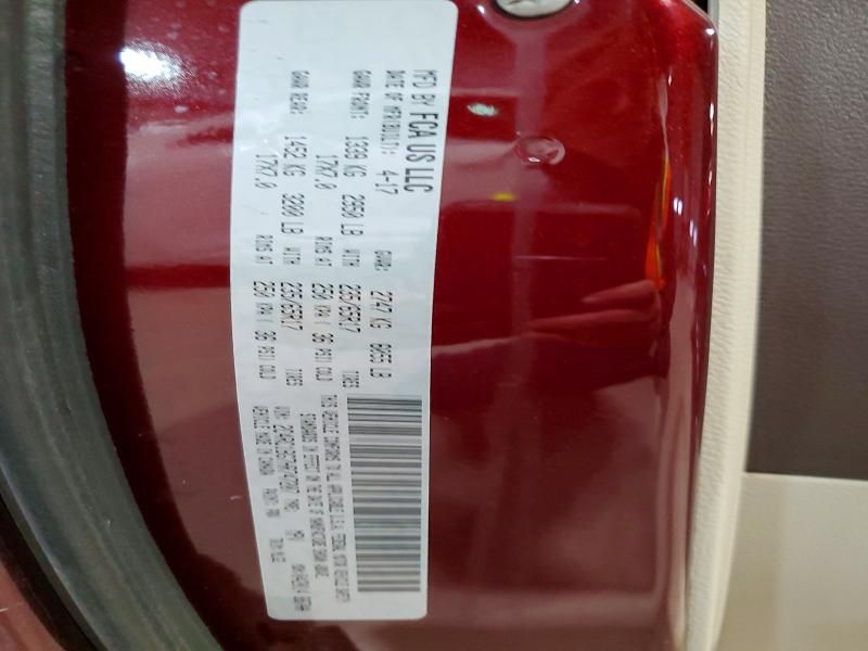 2017 Chrysler Pacifica Touring l