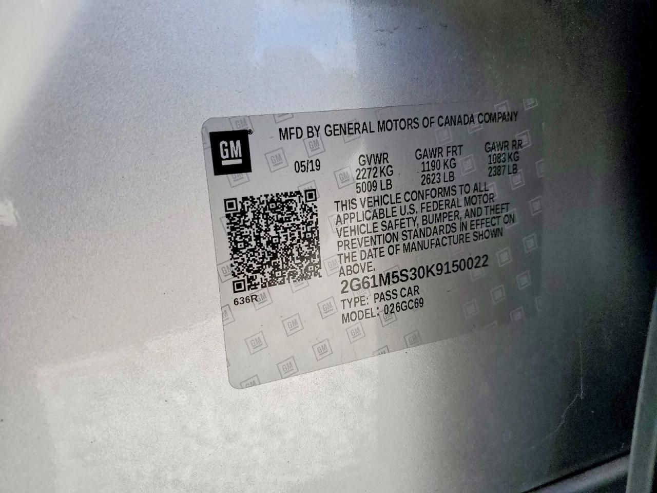 2019 Cadillac Xts Luxury