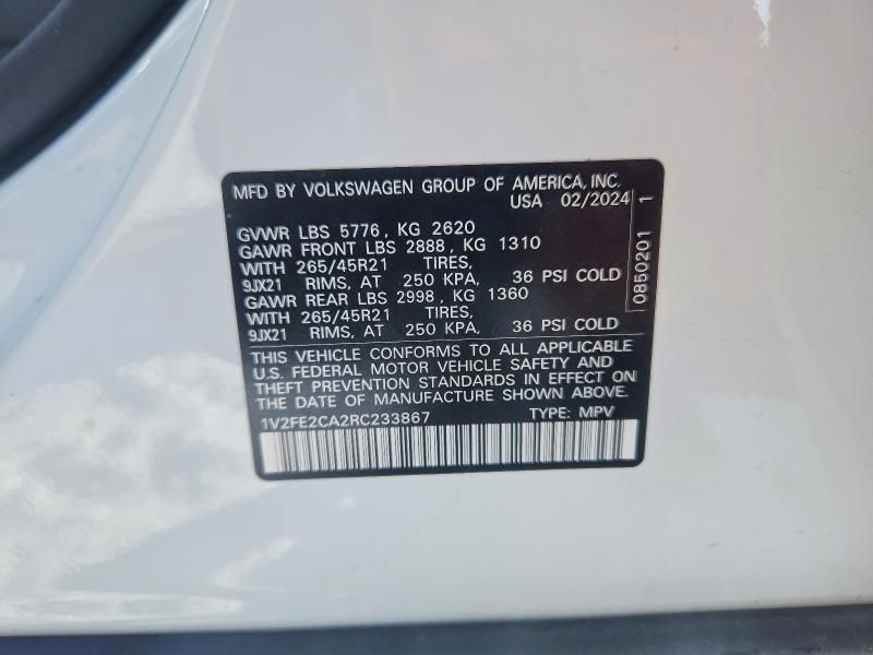 2024 Volkswagen Atlas Cross Sport sel Premium R-line