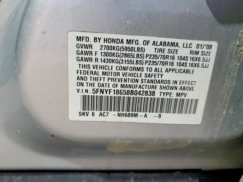 2008 Honda Pilot exl