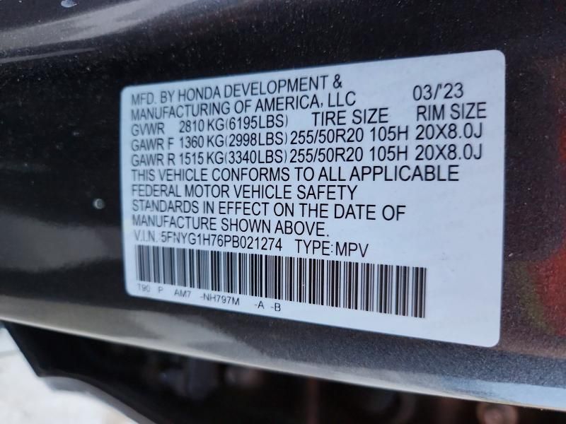 2023 Honda Pilot Touring