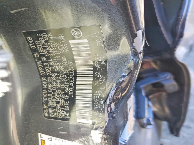 2009 Toyota Corolla Base