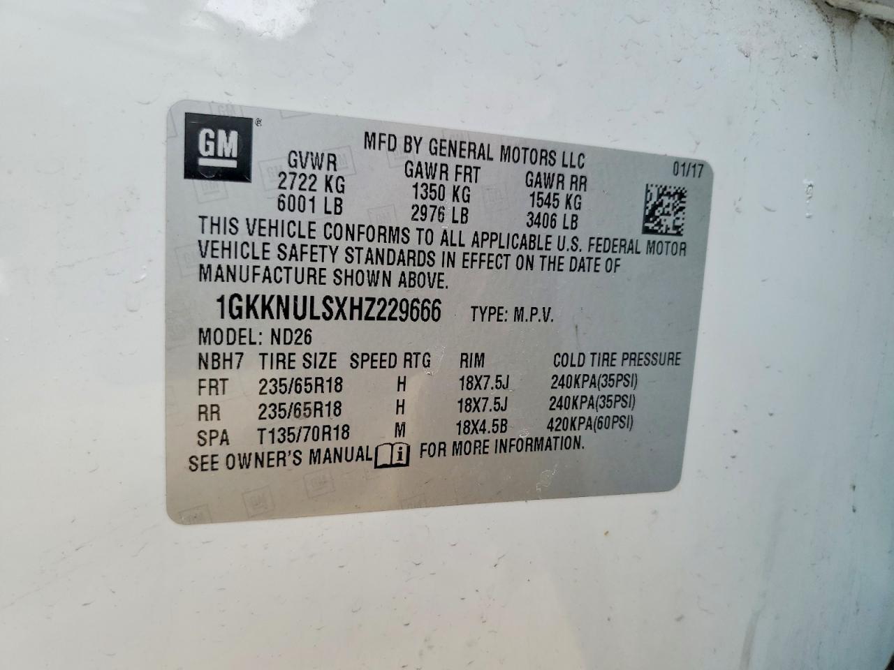 2017 GMC Acadia Slt-1