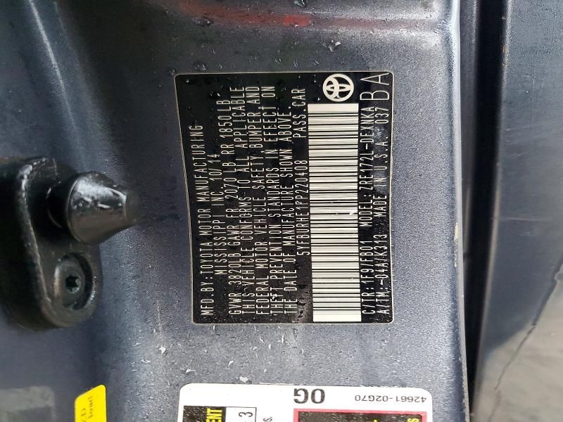 2015 Toyota Corolla le