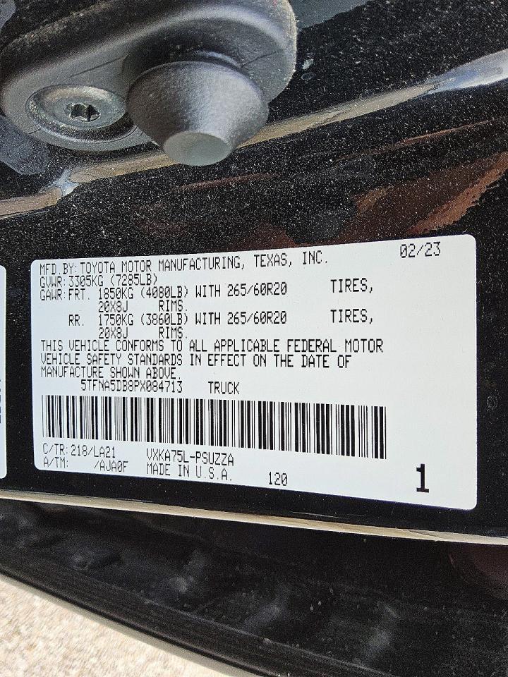 2023 Toyota Tundra Platinum