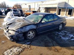 Chevrolet salvage cars for sale: 2001 Chevrolet Monte Carlo ss