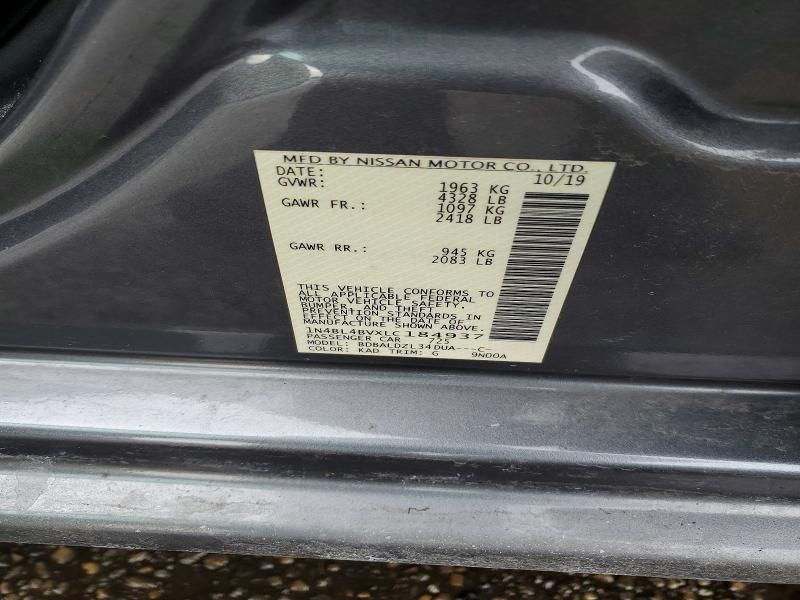 2020 Nissan Altima 2.5s