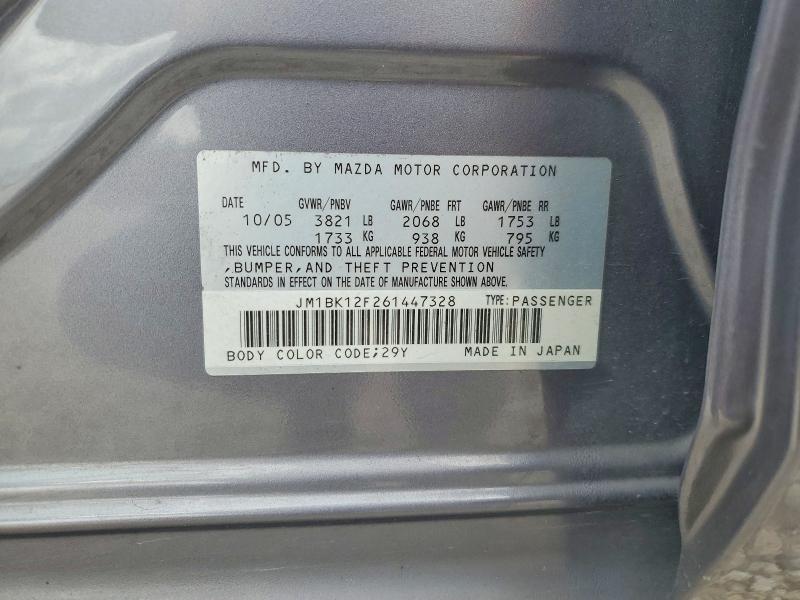 2006 Mazda 3 I