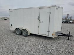 Salvage trucks for sale at Eldridge, IA auction: 2024 Amre Unknown-Enclosed Cargo Trailer