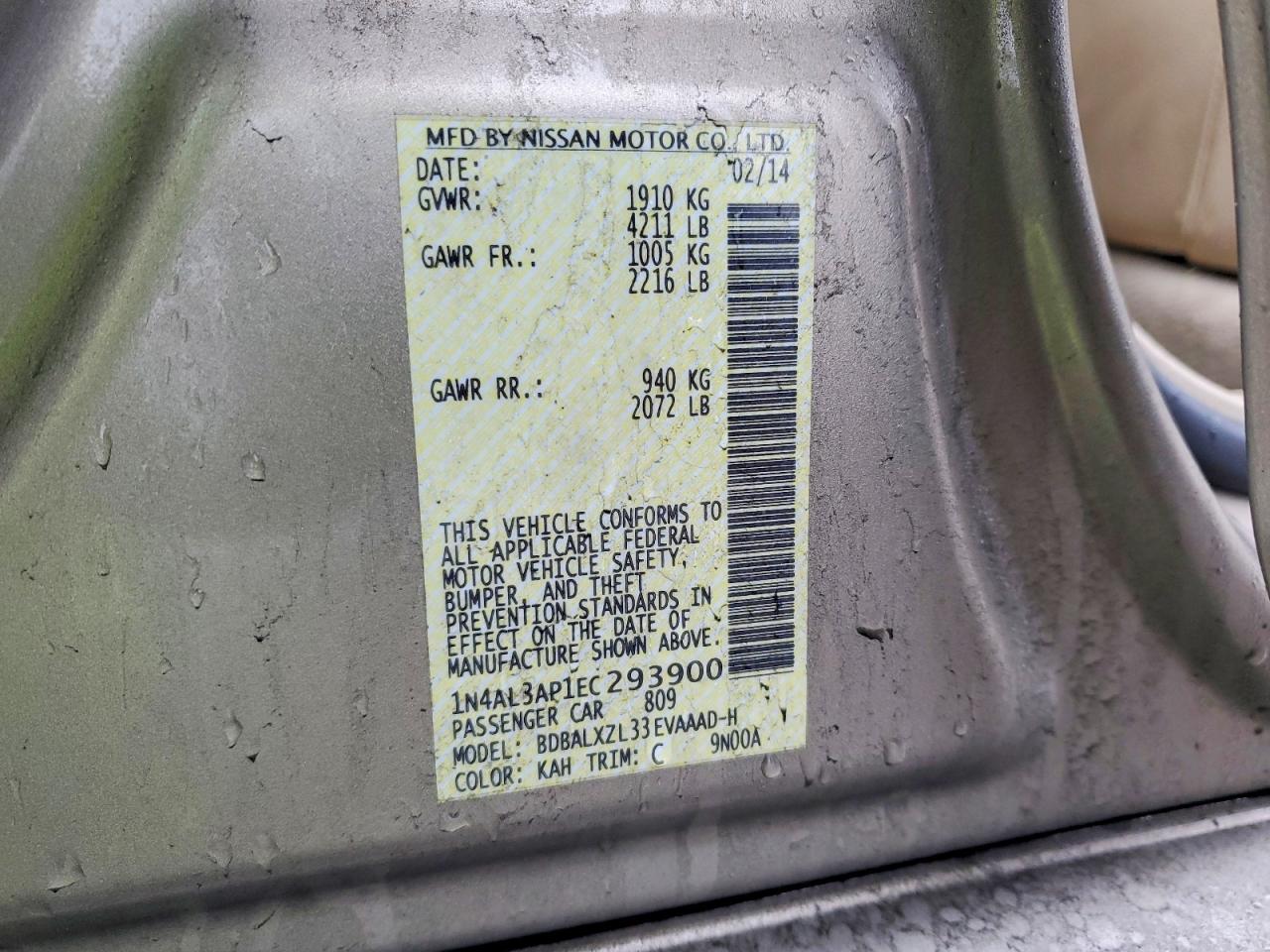 2014 Nissan Altima 2.5