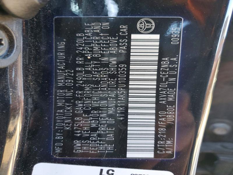 2023 Toyota Camry le