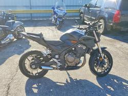 Salvage motorcycles for sale at Lufkin, TX auction: 2022 Honda CB500 FA