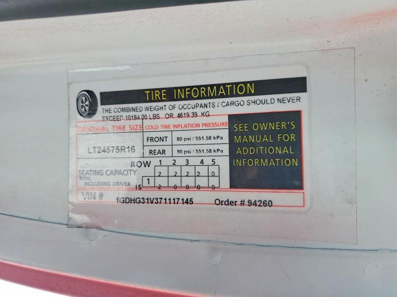 2007 GMC Savana CUT Shuttle Bus