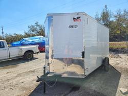 Salvage trucks for sale at West Palm Beach, FL auction: 2025 Quality Cargo 6X12SA Enclosed Cargo Trailer