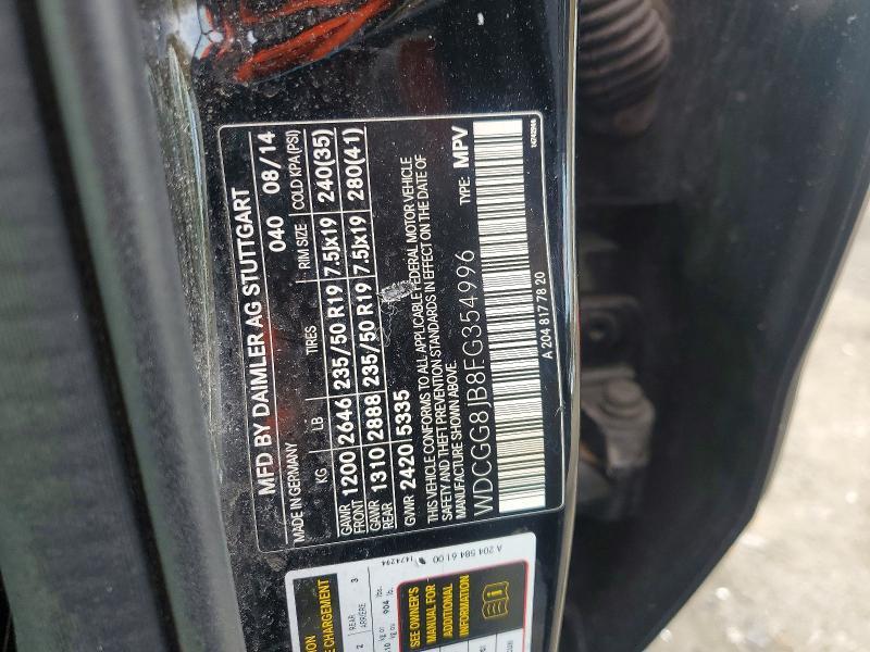 2015 Mercedes-Benz Glk 350 4matic