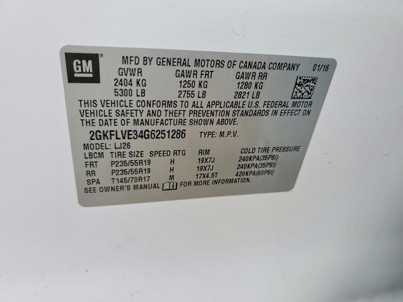 2016 GMC Terrain Denali