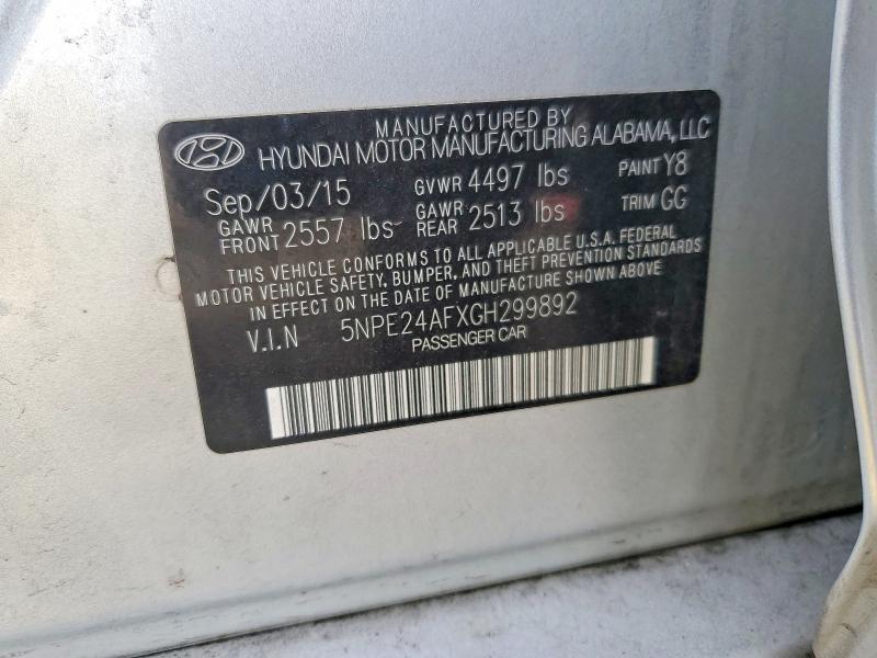 2016 Hyundai Sonata se