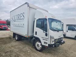 Salvage Trucks for sale at auction: 2023 Isuzu NPR HD BOX Truck