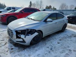 Hyundai Elantra Vehiculos salvage en venta: 2017 Hyundai Elantra se