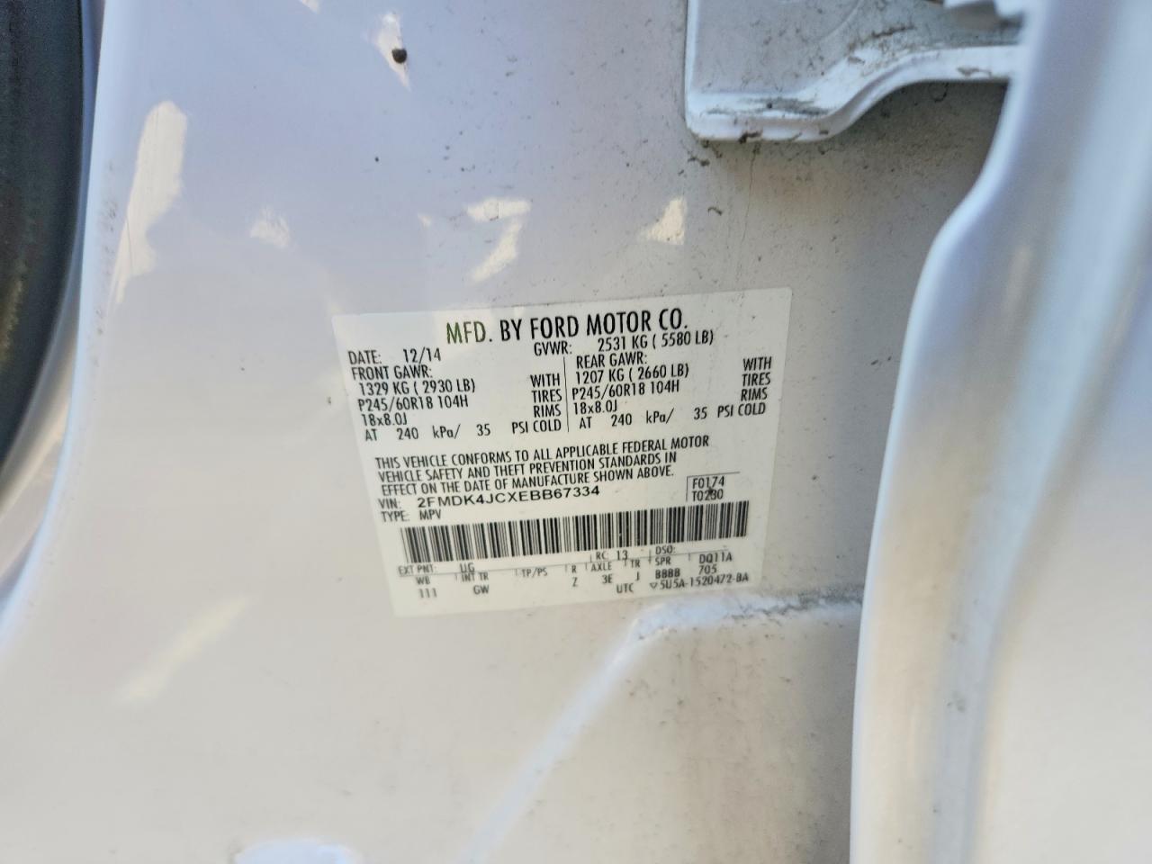 2014 Ford Edge sel
