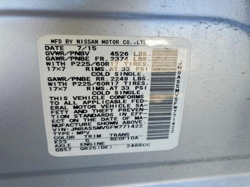 2015 Nissan Rogue Select s