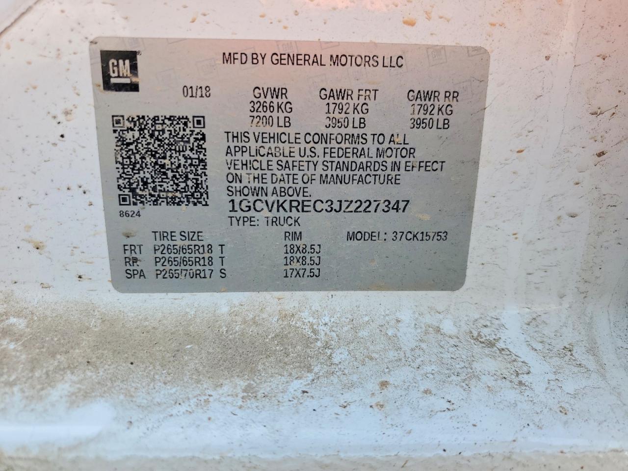 2018 Chevrolet Silverado K1500 LT