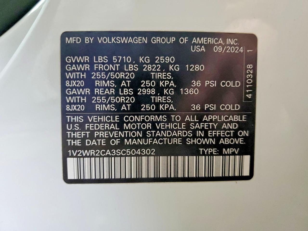 2025 Volkswagen Atlas se