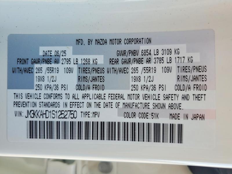 2025 Mazda Cx-90 Select