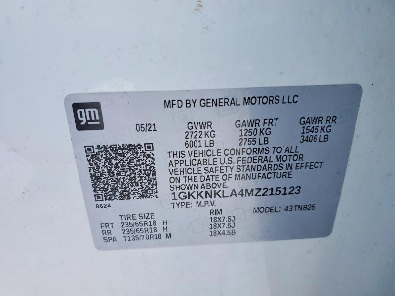 2021 GMC Acadia sle