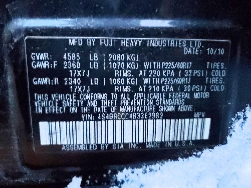 2011 Subaru Outback 2.5i Premium