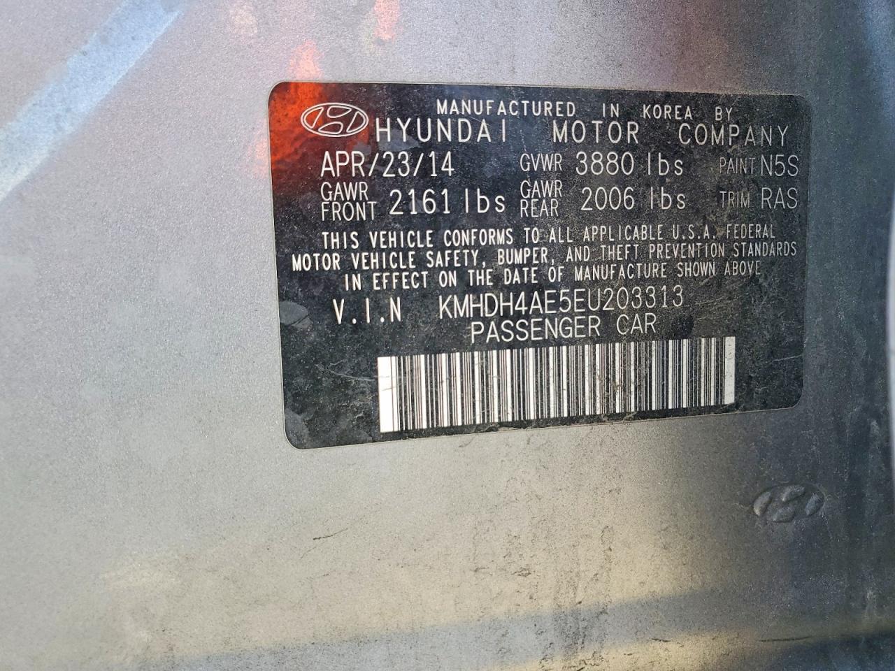 2014 Hyundai Elantra se