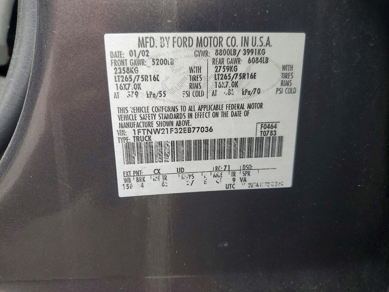 2002 Ford F250 Super Duty