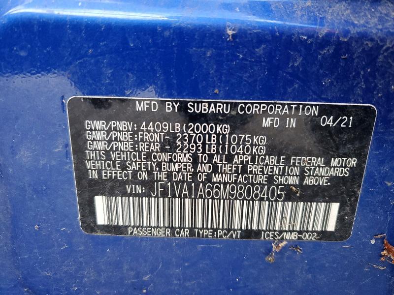 2021 Subaru WRX