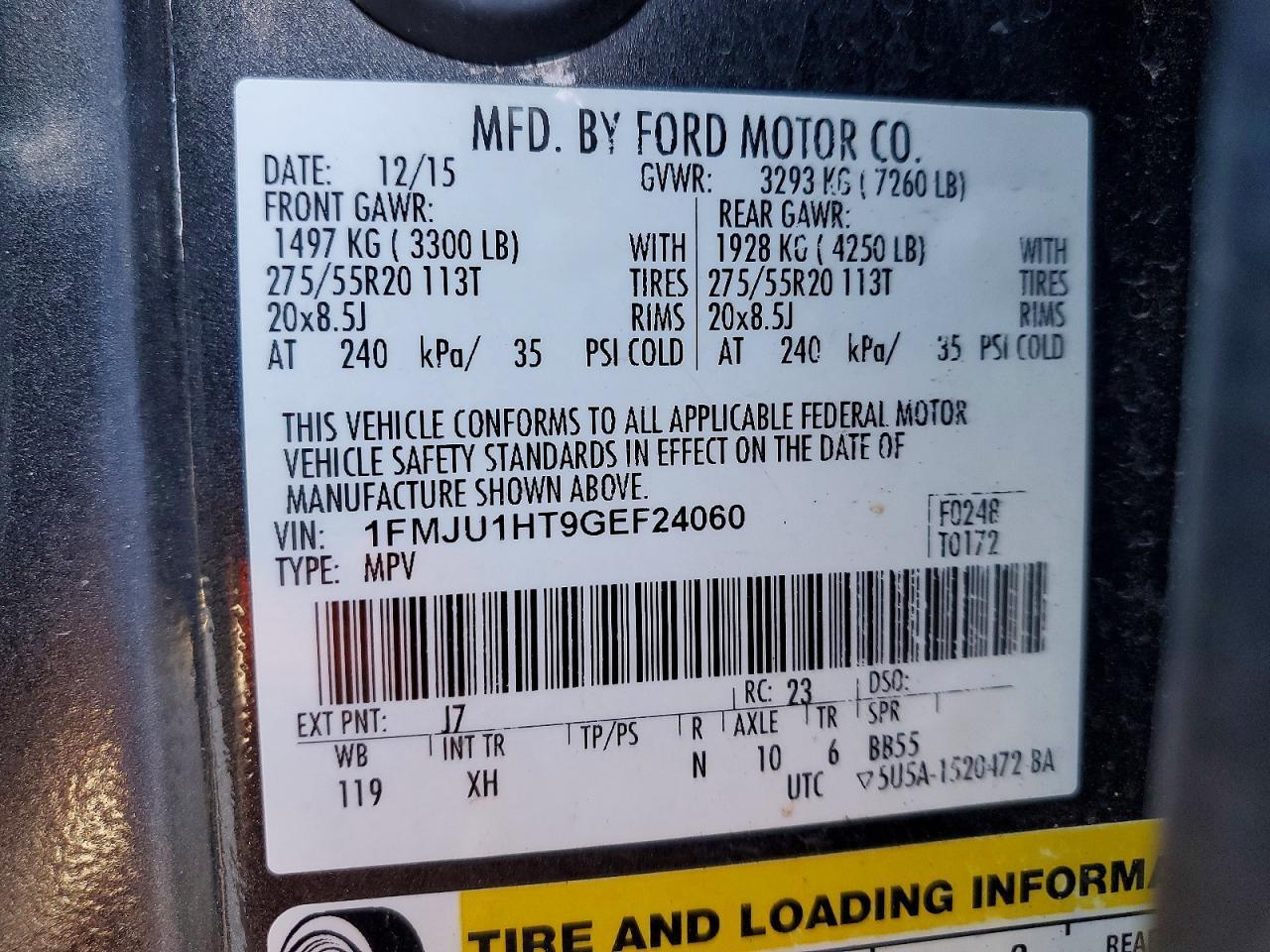 2016 Ford Expedition xlt