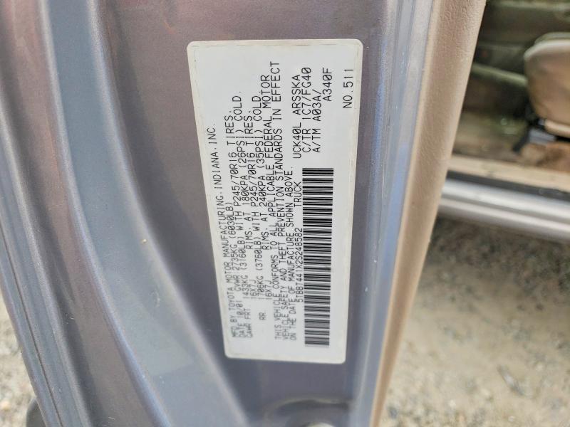 2002 Toyota Tundra Access Cab