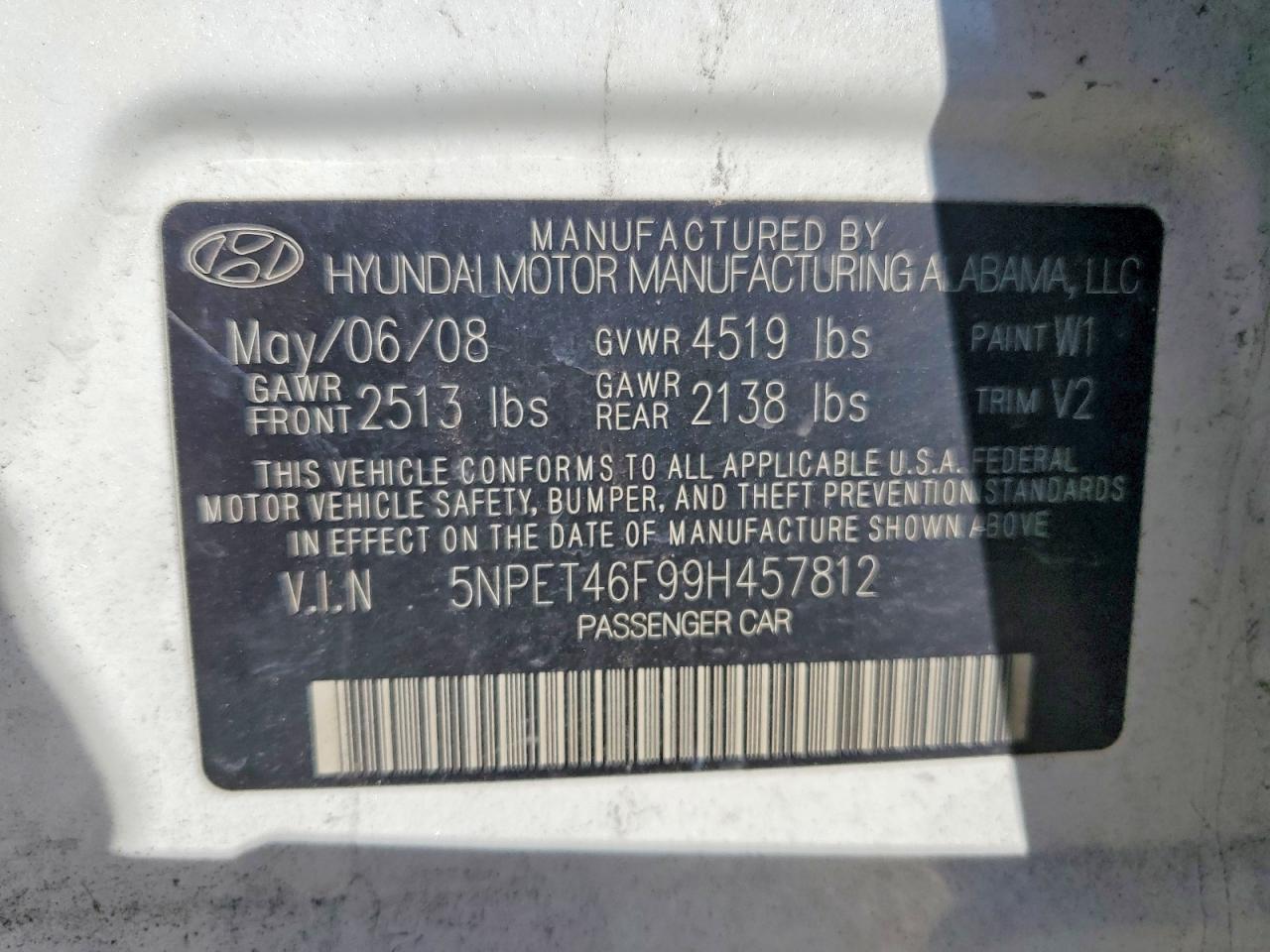 2009 Hyundai Sonata gls