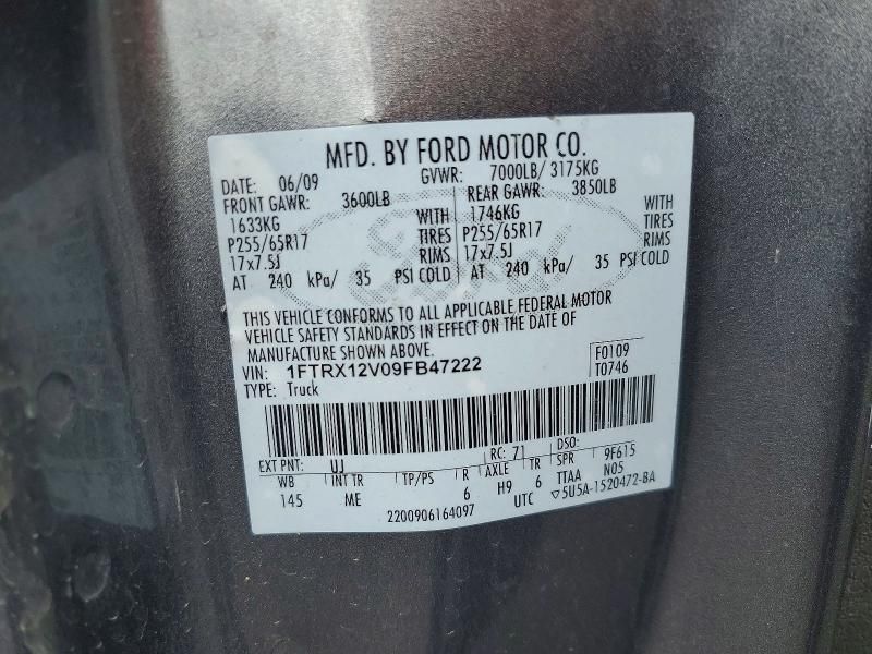 2009 Ford F150 Super cab