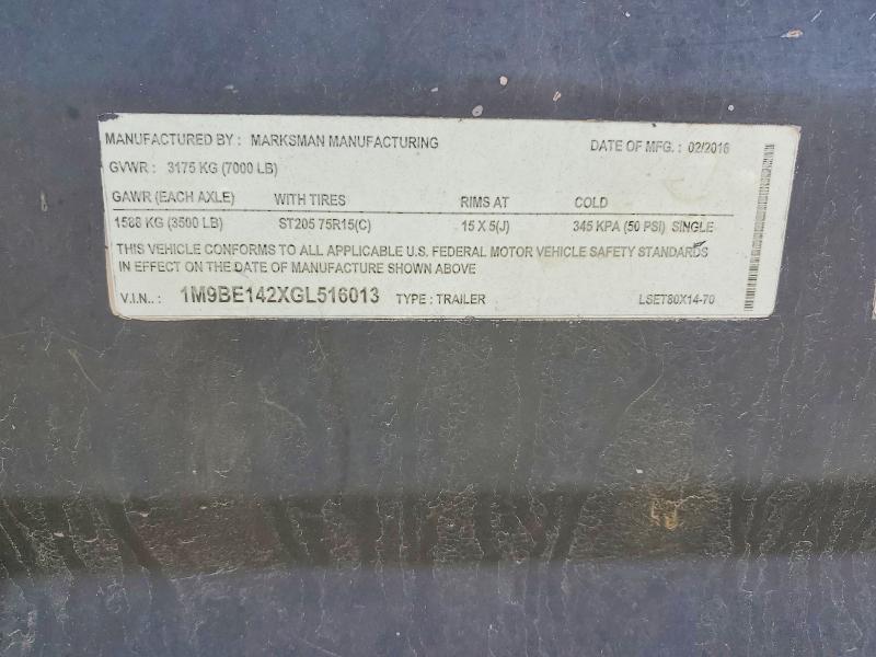 2016 Mactrermfg 2016 Marksman Manufacturer Lset80x14-70 Utility tr