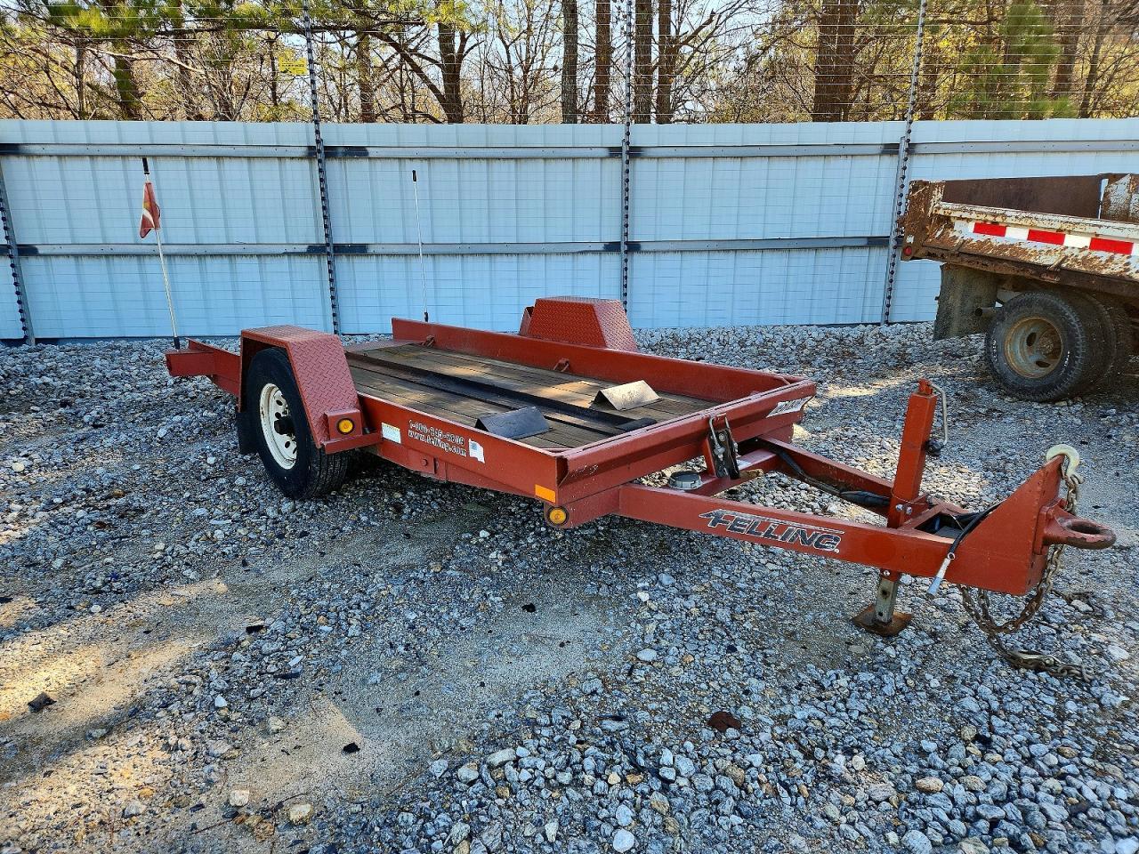 2015 Felling FT-6-T-1 Tilt Deck Equipment Trailer